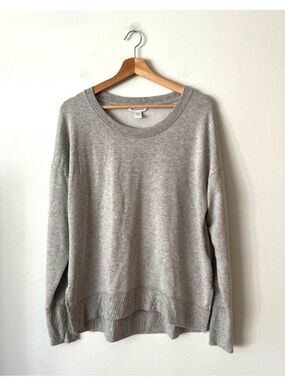 Athleta Coaster Luxe Sweatshirt Heather Gray Women's Size Large